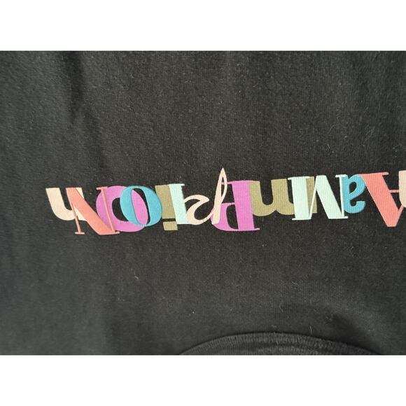 Champion Women’s Black Logo Cropped Crop T-Shirt Tee Top Size XS 100% Cotton - Picture 5 of 9